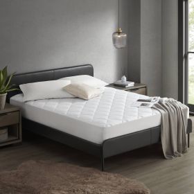 Overfilled Deep Pocket Mattress Pad White King