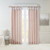Twist Tab Lined Window Curtain Panel Blush 50x120"
