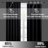HOME Bedroom Blackout Curtains  Curtains Solar Light Block Insulated