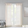 Twisted Tab Voile Sheer Window Pair